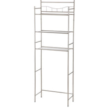 Load image into Gallery viewer, 3-Shelf Bathroom over the Toilet Space Saver with Liner, Satin Nickel