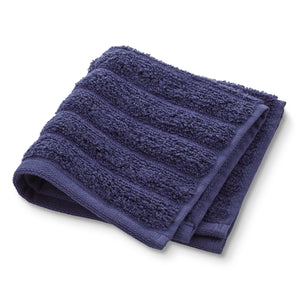 Performance Mix Textured 6-Piece Bath Towel Set - Navy Blue