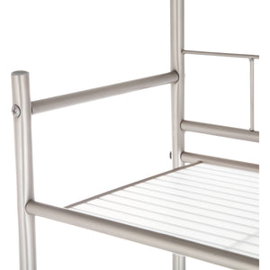 3-Shelf Bathroom over the Toilet Space Saver with Liner, Satin Nickel