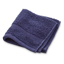 Load image into Gallery viewer, Performance Mix Textured 6-Piece Bath Towel Set - Navy Blue