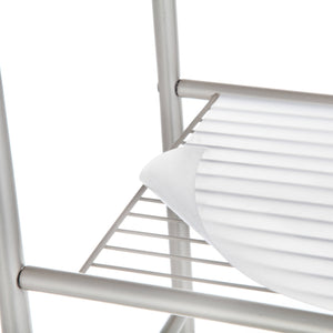 3-Shelf Bathroom over the Toilet Space Saver with Liner, Satin Nickel