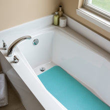 Load image into Gallery viewer, 17 in. x 36 in. Cushioned Bathtub Mat, Aqua